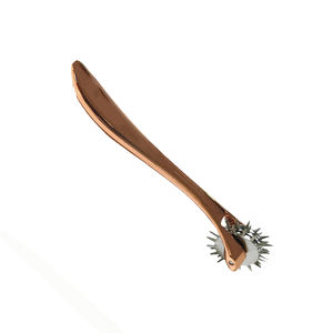 High Quality Wartenberg Neuro Pinwheel Gold Coated Handle <b>Stainless</b> <b>Steel</b> Instrument <b>Pin</b> Wheel Ticklers - Product Image 3