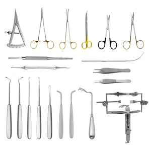 Juego de 36 mordazas de boca de acero alemán de acero para reparación de paladar hendido base de instrumentos quirúrgicos en caja conveniente - Product Image 1