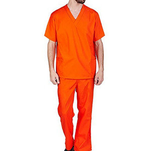 De calidad superior de los hombres Hospital Enfermeras Scrubs de punto de poliéster disponible en todos los colores y tamaños fácil de usar al por mayor - Product Image 1