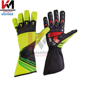 Gants en cuir unisexes à doigts entiers Gants de kart de course imperméables avec impression sur écran tactile Entraînement sportif en plein air - Product Image 5