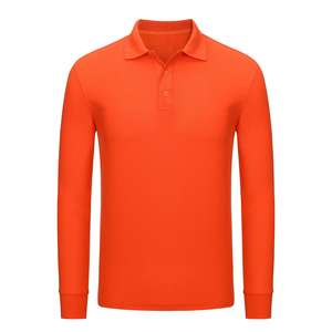 Polo d'été à la mode pour hommes avec logo personnalisé Nouveau style d'affaires Tops à manches courtes ODM Vêtements en tissu teints en couleur unie - Product Image 3