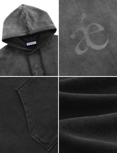 Chándal de Forro Polar para Hombre, Estilo Urbano, Unisex, Talla Grande, 100% Algodón, Transpirable, 380g, para Invierno - Product Image 5