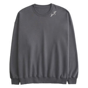 Sudadera de cuello redondo de gran tamaño para mujer, jersey en blanco de alta calidad, Sudadera con capucha con logotipo personalizado, ropa de calle cálida, OEM grueso - Product Image 1