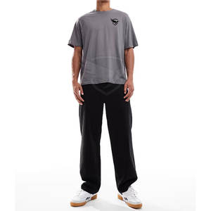 Ropa más vendida, camiseta para hombre, camiseta de gran tamaño con cuello redondo y estampado de logotipo personalizado, camiseta de manga corta para hombre - Product Image 2