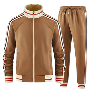 Conjunto de entrenamiento y Jogger transpirable para hombre, chándales de algodón 100%, chándales de secado rápido personalizados de gran tamaño con logotipo de diseño personalizado - Product Image 5