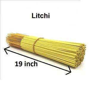 Varillas de incienso de 19 pulgadas Varillas de incienso naturales Litchi más vendidas Suministro a granel (Amarillo) - Product Image 1