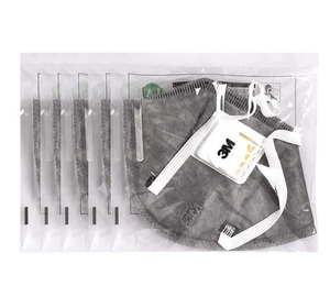 Masque respiratoire jetable 3M 9541V KN95 avec valve d'expiration, 5 couches de charbon actif pour la protection contre la poussière, les aérosols et les substances nocives - Product Image 6