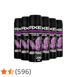 Desodorante en Aerosol para Hombre AXE Provocation, Frescura Continua 48h, Fragancia de Coco y Pimienta Negra (Paquete de 6 x 200ml) - Product Image 4