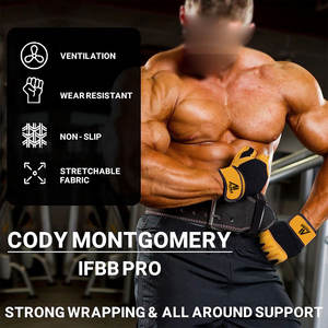 Prix de gros Gants de musculation en cuir pour la musculation Logo personnalisé Gants de musculation - Product Image 4