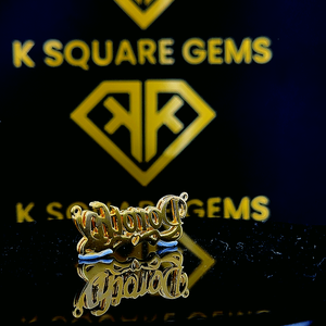 Pendentif personnalisé en moissanite pour enfants, pendentif avec nom pavé, pendentif avec nom en diamant personnalisé, argent sterling, cadeau hip hop - Product Image 5