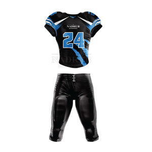 Uniforme de fútbol americano de tamaño adulto con precio de fábrica MOQ bajo Uniforme de fútbol americano para entrenamiento de equipos - Product Image 1