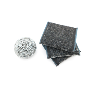 Depurador de esponja de malla de alambre de acero inoxidable de gran oferta para platos esponja de acero inoxidable resistente antiarañazos resistente - Product Image 4