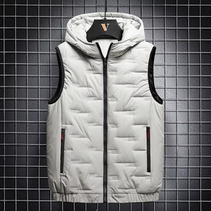 Chalecos para Hombre, Cómodos, con Cuello Alto, Sin Mangas, Ryan Pro Gear, Chaleco Acolchado de Alta Calidad, Precio al por Mayor - Product Image 2