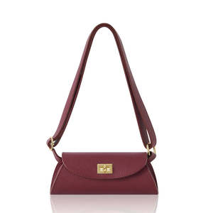 กระเป๋าสะพายไหล่หนังแฮนด์เมดสไตล์อิตาลี-PS667 - Product Image 1