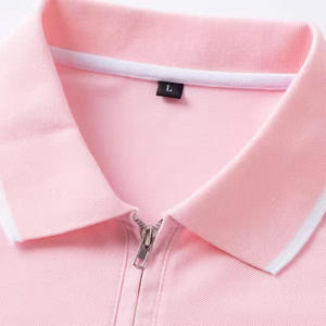 Camisetas Polo Deportivas de Manga Corta para Hombre, de Algodón y Elastano, con Cierre de Cremallera, Estilo Casual Elegante, Logotipo Personalizado al por Mayor, Alta Calidad, Listas para Enviar - Product Image 5