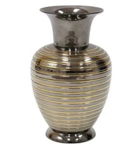 Meilleure vente Vase à fleurs en laiton gravé noir fait à la main meilleure vente vase à fleurs en métal de haute qualité pour les décorations - Product Image 3