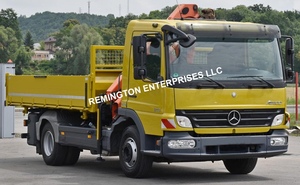 รถบรรทุกติดเครน Mercedes Benz Atego 818 ปี 2011 มือสอง รถดั๊มพ์ติดเครน รถยกติดเครน สำหรับงานก่อสร้าง ขนส่ง และบรรทุกสินค้า - Product Image 4