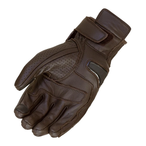 Men's Brown Leather CE Motorbike Full Finger Glove Motorcycle Auto Racing Wear Brown Biker Gloves For Men - Product Image 3