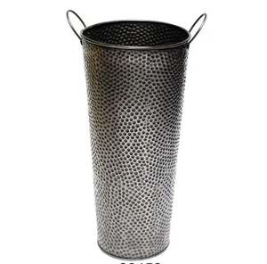 Antique Brass Flower Pot for Garden Decor Modern Design Floral Embossed <b>Copper</b> Planter for Wholesale Decorative Use - Product Image 1