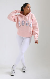 2025 nouveauté 100% coton confortable surdimensionné sweats à capuche pour les femmes sur mesure Logo impression goutte épaule Style - Product Image 5