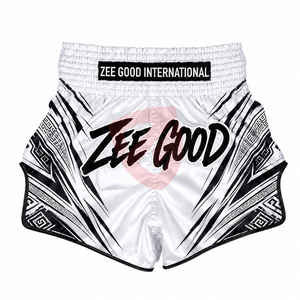 กางเกง MMA แบบซับลิเมชั่นสั่งทำพิเศษ 100% โพลีเอสเตอร์ ระบายอากาศได้ดี แห้งเร็ว ซับเหงื่อ กางเกงมวยไทยสำหรับฝึกซ้อมและต่อสู้ - Product Image 1