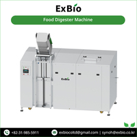 Capacité de disposition 24h/24 Exbio 2000kg/jour Machine de digesteur de compostage de déchets alimentaires inodore au meilleur prix compétitif