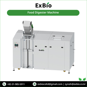 Capacité de disposition 24h/24 Exbio 2000kg/jour Machine de digesteur de compostage de déchets alimentaires inodore au meilleur prix compétitif - Product Image 3
