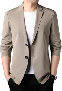 สูทสำหรับผู้ชายสูทแบบมีสไตล์และระบายอากาศได้ดีเหมาะสำหรับนักธุรกิจที่มีความซับซ้อนและมีคุณภาพสูง2026ทางการ - Product Image 6