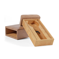 Étui à montre en cuir personnalisé avec logo JP8B01 18cm X 8.6cm X 4.3cm, service OEM/ODM disponible, couleur personnalisée, rangement rapide pour montres