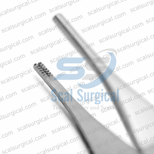 Pince à tissus Adson Brown à manche fenêtré, pince chirurgicale à pouce, pince de préhension à dents fines, en acier inoxydable allemand - Product Image 2