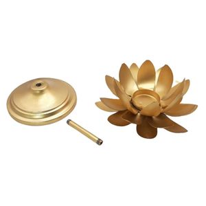 High Quality Metal Flower Shape <b>Tea</b> <b>Light</b> Candle Holder Handmade Luxury Candle Stand Tableware Good Sale - Product Image 2