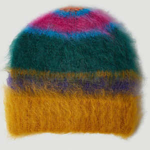Vente en gros de bonnets en tricot jacquard personnalisés avec votre propre logo, fabricant de bonnets en mohair personnalisés - Product Image 1