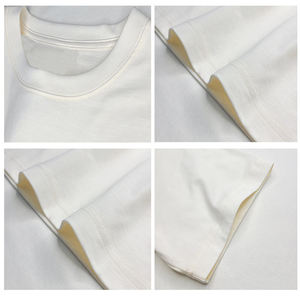 Venta al por mayor 100% Premium Cotton O-Neck T-Shirt Hombres de punto camiseta en blanco con impresión personalizable y logotipo bordado - Product Image 6