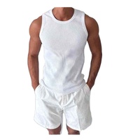 Débardeur Stringer Homme Respirant pour Entraînement, Fitness, Musculation, Gym, Sans Manches, en Spandex/Coton – Vente en Gros