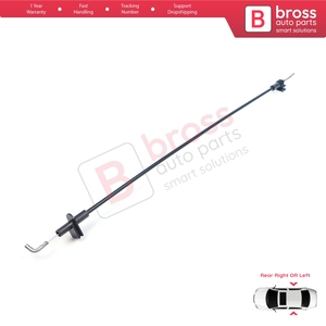 Cable de Liberación de la Cerradura del Manillar Interior de la Puerta Lateral BDP1607 para Fiorino MK3 225 Qubo Nemo Bipper 1365839080, Repuestos para Automóviles Bross - Product Image 3