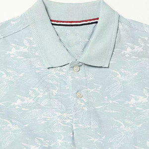 Polos bordados de manga corta de secado rápido para hombre, ropa de verano personalizada de talla grande para hombre, Polo liso vuelto - Product Image 4