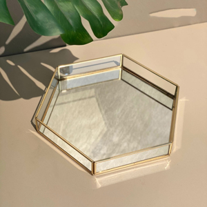 2025 bandeja de metal y vidrio hecha a mano más vendida para restaurante de hotel en casa - Product Image 2