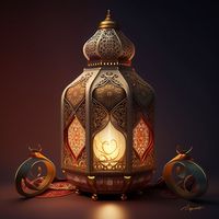 Lanterne de ramadan en métal faite à la main avec un design élégant pour les coins de prière et les rassemblements de l'Aïd