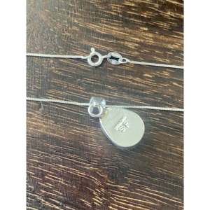 Collier artisanal en turquoise égyptienne et argent sterling par des artisans navajo, avec technologie de sertissage en clos - Product Image 5