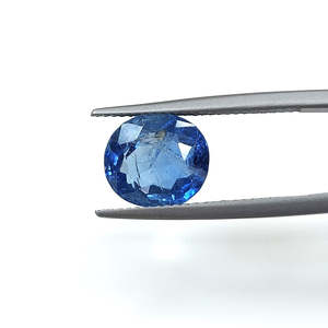 Saphir bleu naturel non chauffé créé en laboratoire 6,14 carats, pierre précieuse synthétique jaune rose émeraude taille ovale radiant - Product Image 4