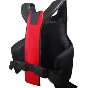 Protection Thoracique en Cuir de Haute Qualité pour l'Entraînement Sportif Protection Corporelle Confortable avec Conception Absorbant les Chocs - Product Image 2