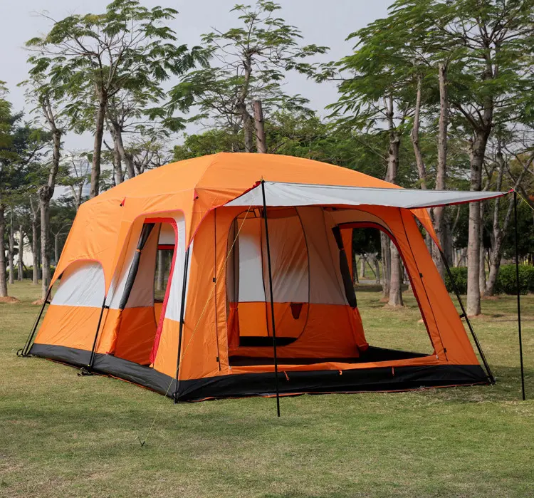 Alta calidad 3-4 8 persona camping 5 persona tenda campismo gazebo tente pour camping trekking 3 personne luxe tienda plegable