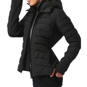 Vente en gros Veste matelassée camouflage réversible unisexe Parka d'hiver avec capuche à col rond - Product Image 5