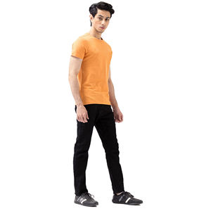 2023 t-shirts de gymnastique d'entraînement respirants pour hommes maillot vierge personnalisé avec motif solide et manches courtes décontractées - Product Image 6