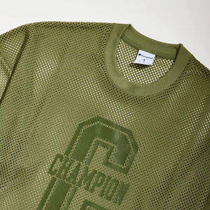 Woven Tshirts Short Sleeve Men Oversized Boxy Style Tee Plain 100% <b>Polyester</b> Crew Neck Tshirts Mesh Football Tee <b>t</b> <b>Shirts</b> - Product Image 3