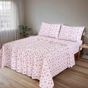 Premium 400TC Hotel Quality <b>White</b> Stripe Cotton Duvet <b>Cover</b> Set Double King Size <b>Bed</b> Sheet for Home Use Low Price OEM Option - Product Image 2