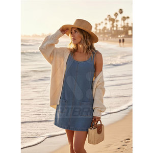 Hermoso Mono de Punto Transpirable hasta la Rodilla para Mujer, Suave al Tacto, Elegante, Informal y a la Moda - Product Image 5