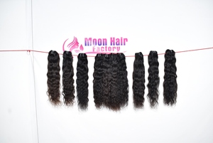 Extensiones de Cabello Humano Remy de Doble Trama al Por Mayor, Onduladas, con Cutícula Alineada, Estilo Indio, Proveedor Vietnamita, por Exportación - Product Image 4