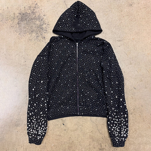 Al por Mayor, Ropa Urbana Otoñal 2025, Personalizada, Lavada, Extragrande, con Estampado Brillante, Piedras Preciosas, Pedrería, Algodón Ecológico - Product Image 4