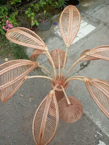 Pantalla de palmera de ratán vintage estilo bohemio Tema de playa para decoración del hogar hecha a mano de Vietnam - Product Image 5